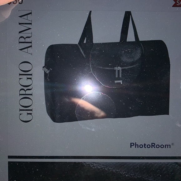 Giorgio Armani Duffle Bag with Shoulder Strap, Black in Colour - Picture 6 of 16